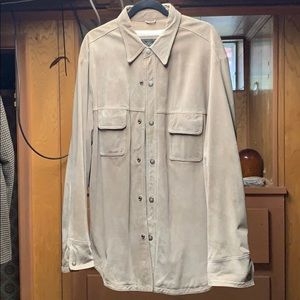 Guess Suede Shirt Jacket